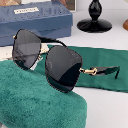 GUCCI OVERSIZED SQUARE FRAME SUNGLASSES G9388 IN METAL