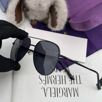 GUCCI AVIATOR FRAME SUNGLASSES 3371 IN METAL