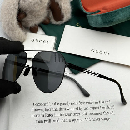 GUCCI AVIATOR FRAME SUNGLASSES G5882 IN METAL