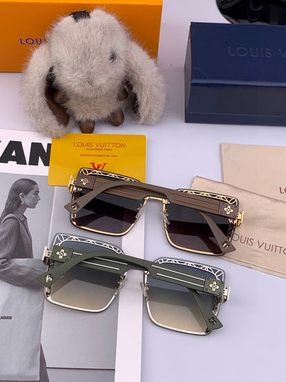 LOUIS VUITTON SQUARE SUNGLASSES L6191 IN ACETATE