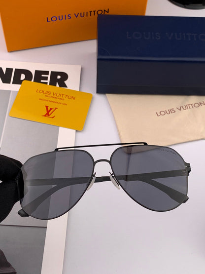 LOUIS VUITTON PILOT SUNGLASSES L311 IN METAL