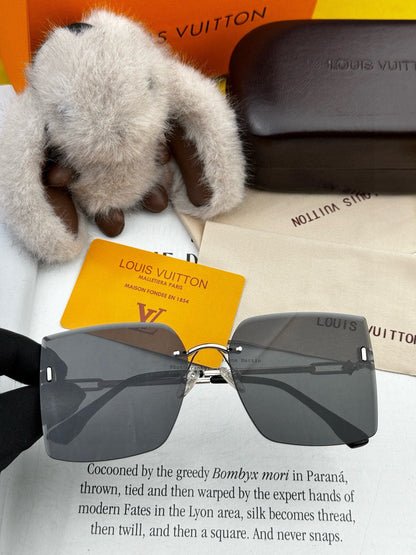 LOUIS VUITTON SQUARE SUNGLASSES L9612 IN METAL