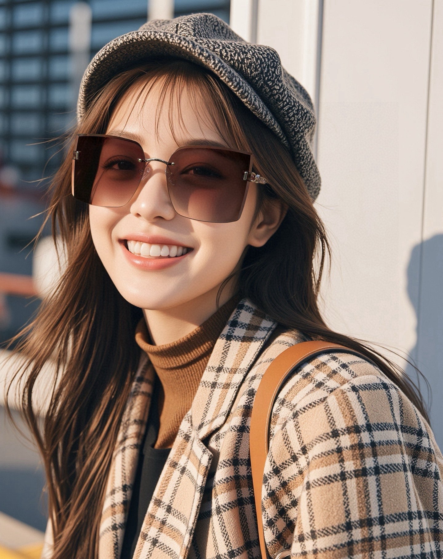 LOUIS VUITTON SQUARE SUNGLASSES L9612 IN METAL