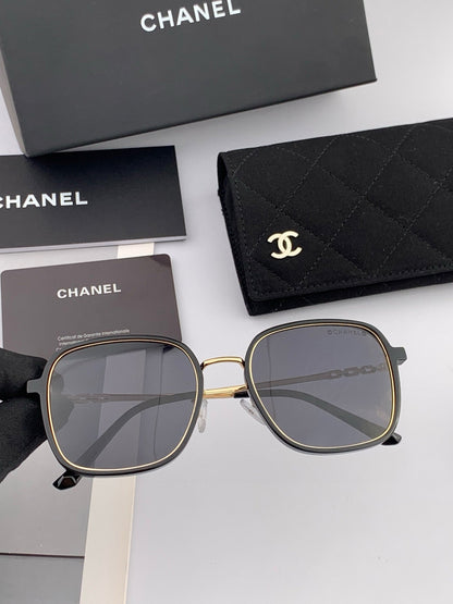 CHANEL SQUARE SUNGLASSES CH0826 IN METAL