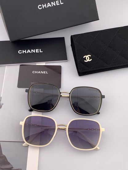 CHANEL SQUARE SUNGLASSES CH0826 IN METAL