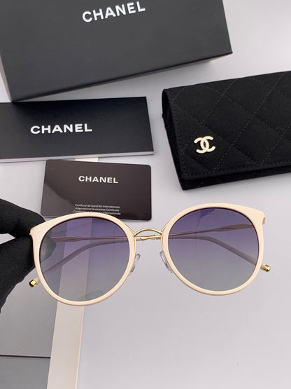 CHANEL CAT EYE SUNGLASSES CH7827 IN ACETATE FRAME METAL