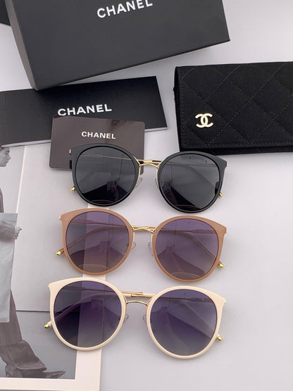 CHANEL CAT EYE SUNGLASSES CH7827 IN ACETATE FRAME METAL