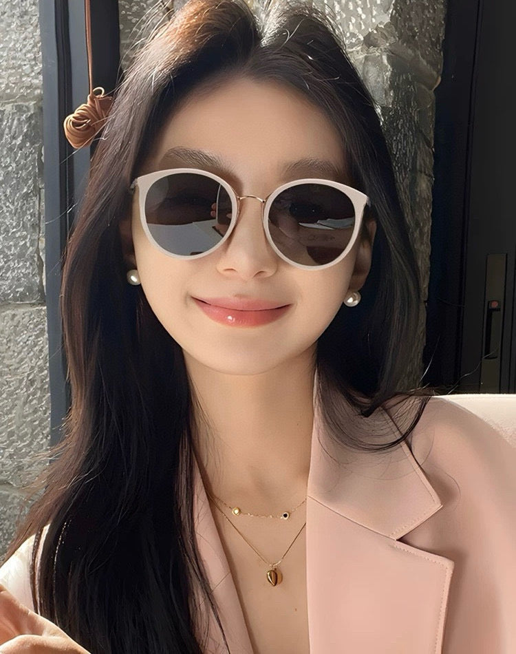 CHANEL CAT EYE SUNGLASSES CH7827 IN ACETATE FRAME METAL