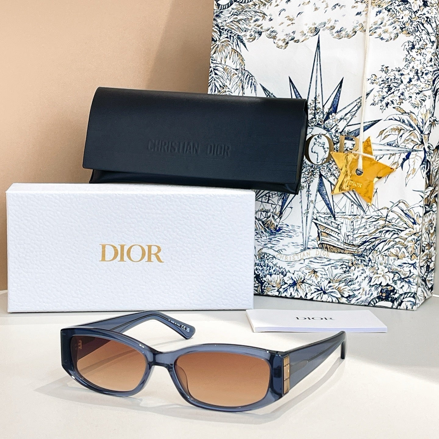 DIOR MONTAIGNE SUNGLASSES GLOW S1I IN ACETATE