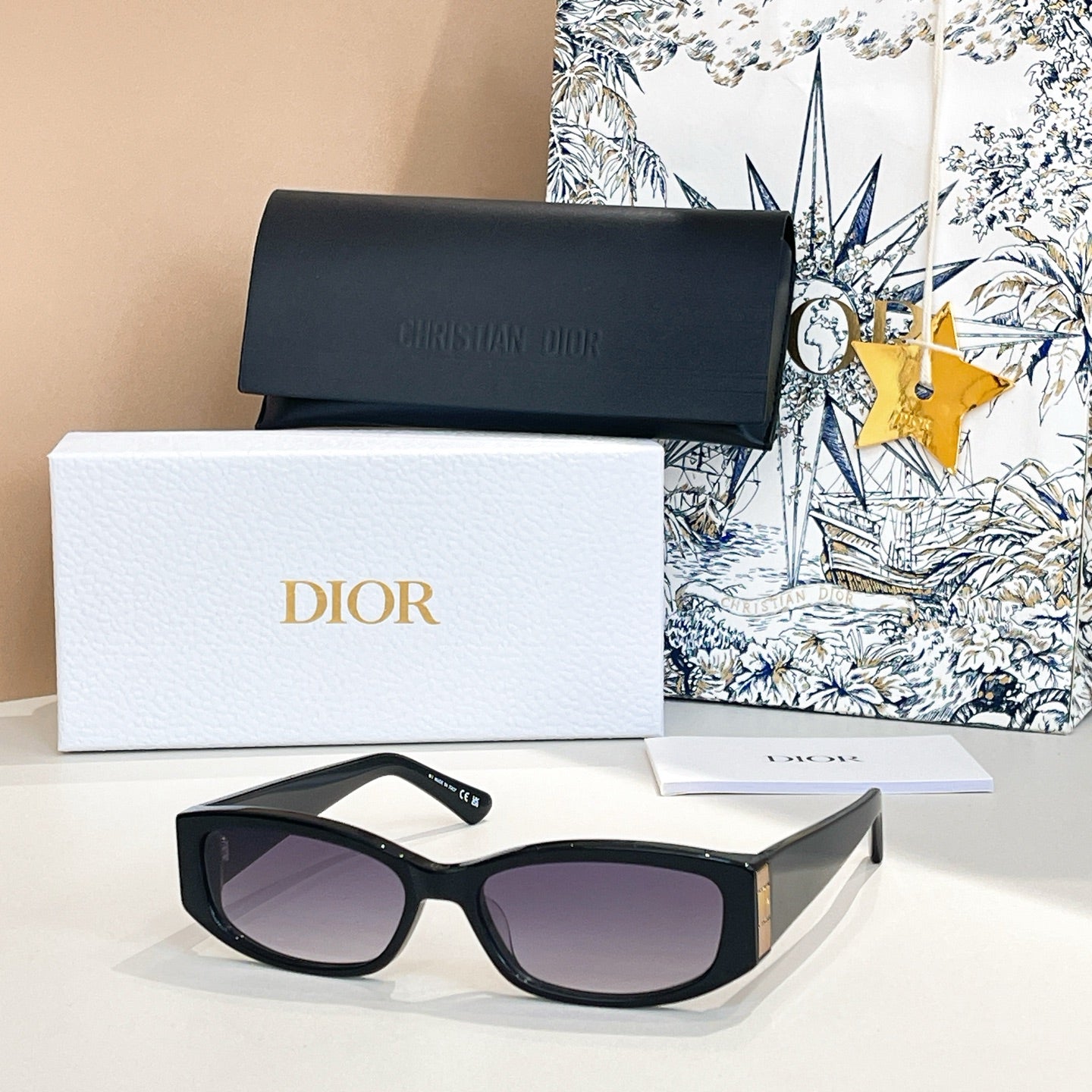 DIOR MONTAIGNE SUNGLASSES GLOW S1I IN ACETATE