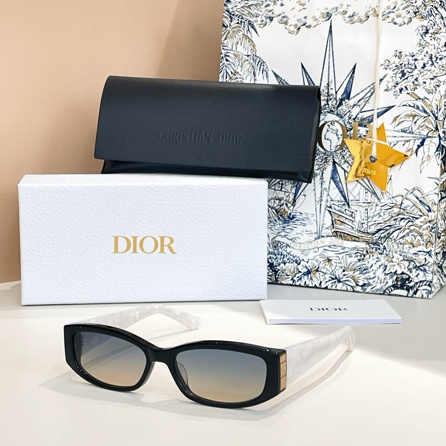 DIOR MONTAIGNE SUNGLASSES GLOW S1I IN ACETATE