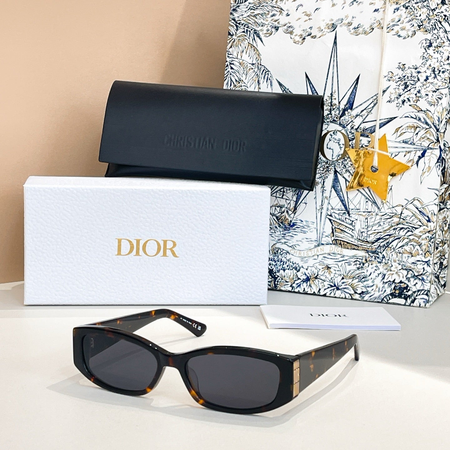 DIOR MONTAIGNE SUNGLASSES GLOW S1I IN ACETATE