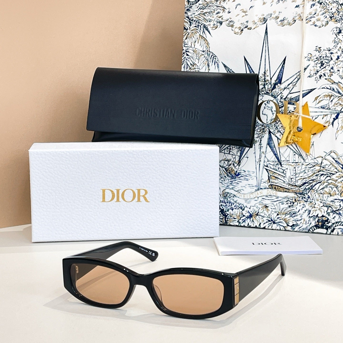 DIOR MONTAIGNE SUNGLASSES GLOW S1I IN ACETATE