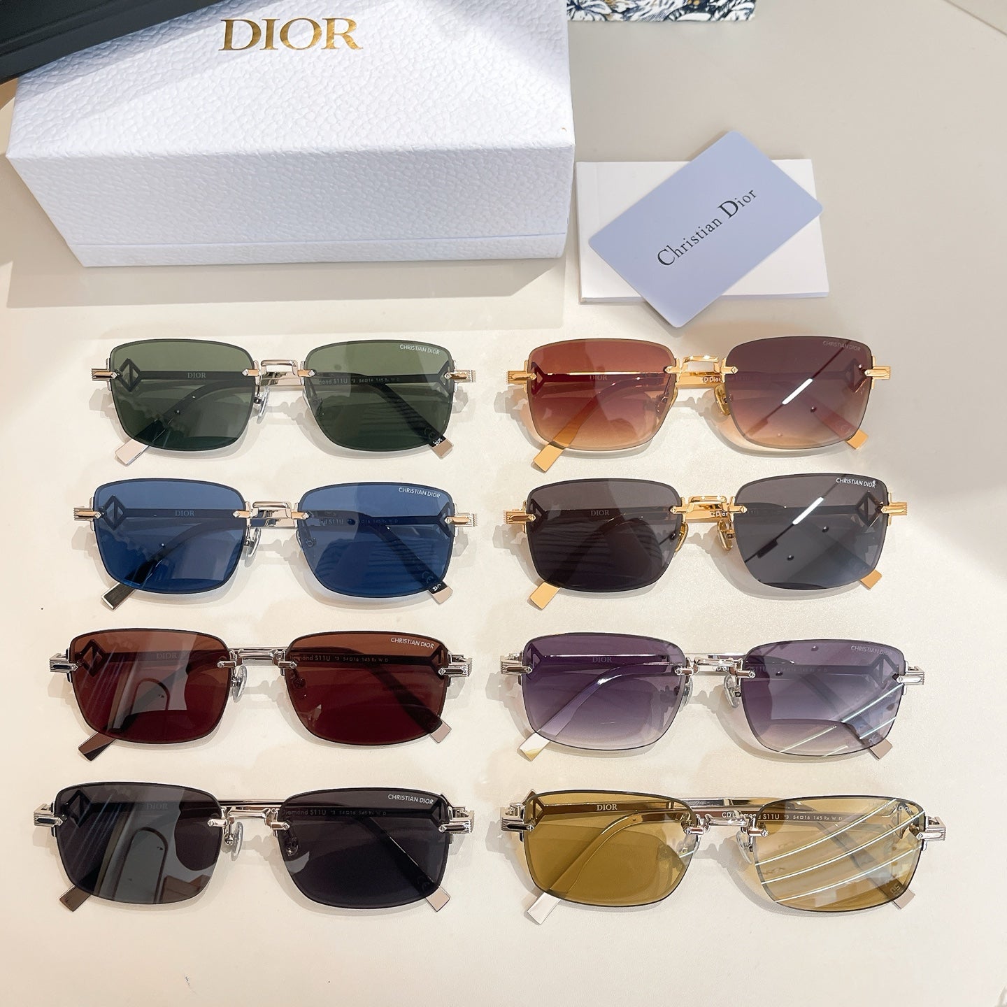 DIOR MONTAIGNE SUNGLASSES CD DIAMOND S11U IN METAL