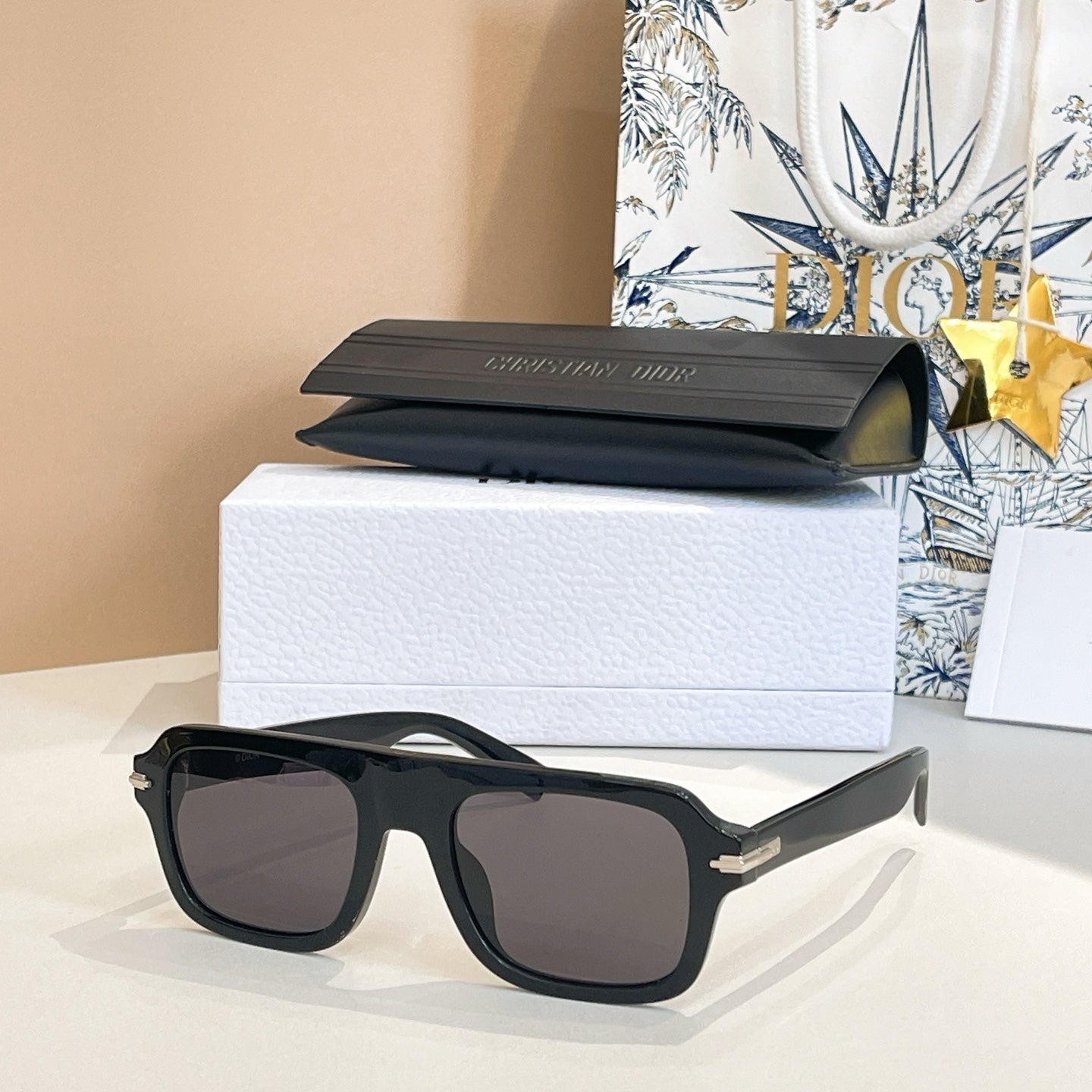 DIOR MONTAIGNE SUNGLASSES BLACKSUIT N2I IN ACETATE