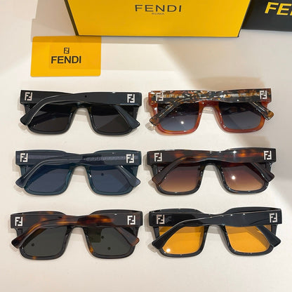 FENDI ROMA SQUARE FRAME SUNGLASSES FFF0053 IN ACETATE