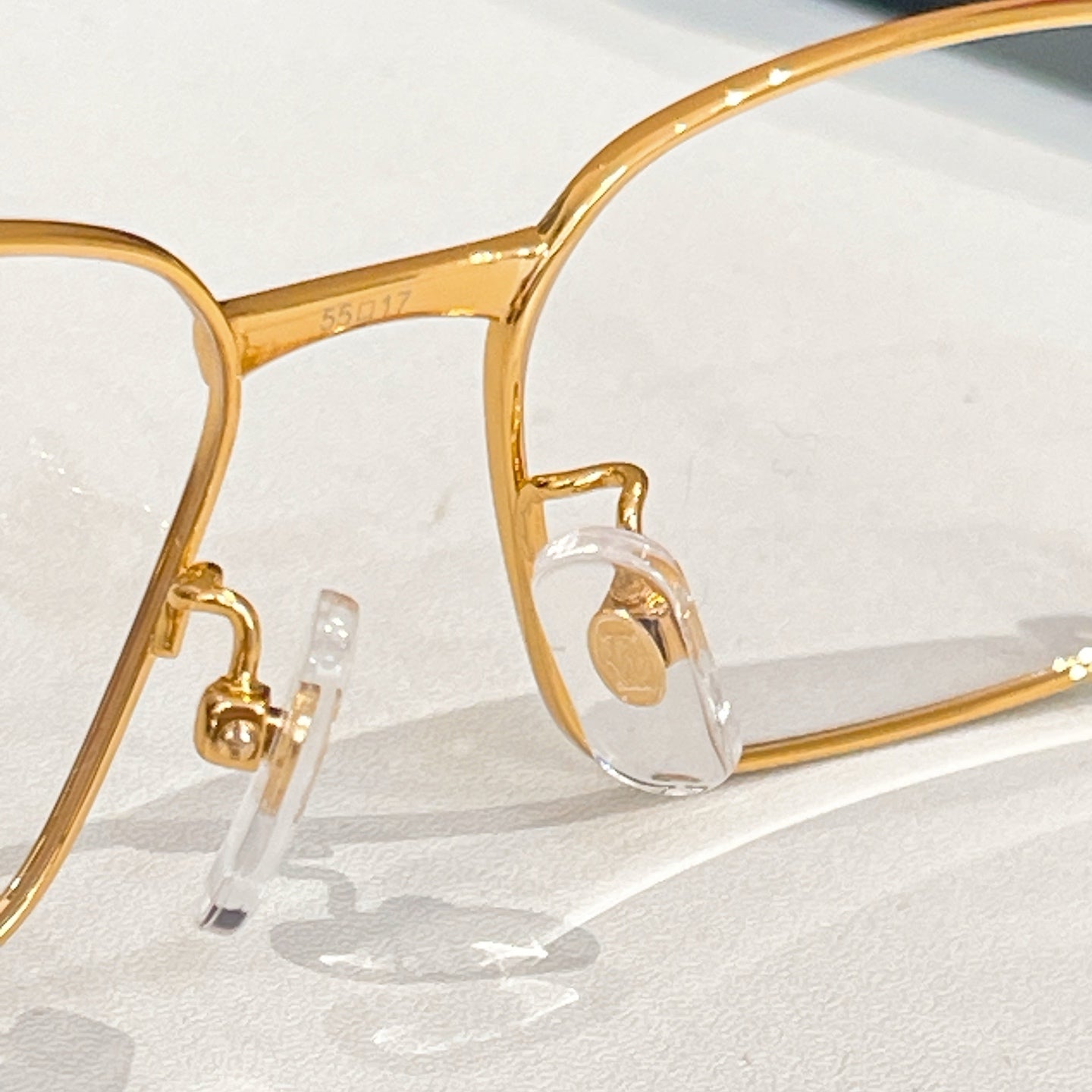 CARTIER SANTOS RECTANGULAR FRAME SUNGLASSES CT0555OA IN METAL