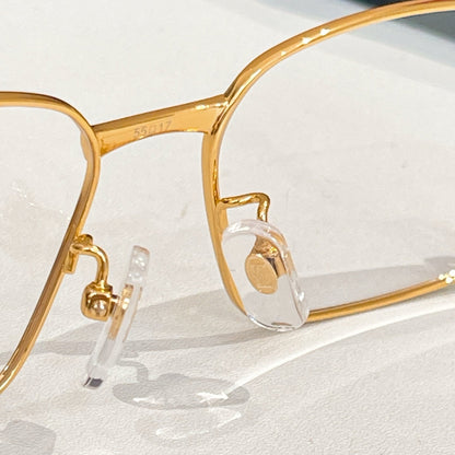 CARTIER SANTOS RECTANGULAR FRAME SUNGLASSES CT0555OA IN METAL