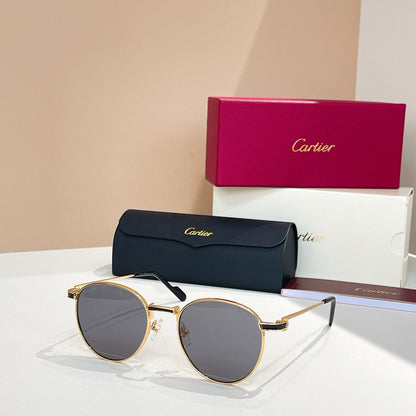 CARTIER PREMIÈRE ROUND FRAME SUNGLASSES CT0335S IN METAL