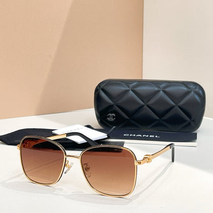 CHANEL SQUARE SUNGLASSES CH4289Q IN METAL