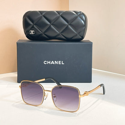 CHANEL RECTANGULAR SUNGLASSES CH2219 IN METAL