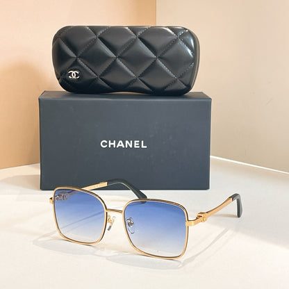 CHANEL RECTANGULAR SUNGLASSES CH2219 IN METAL