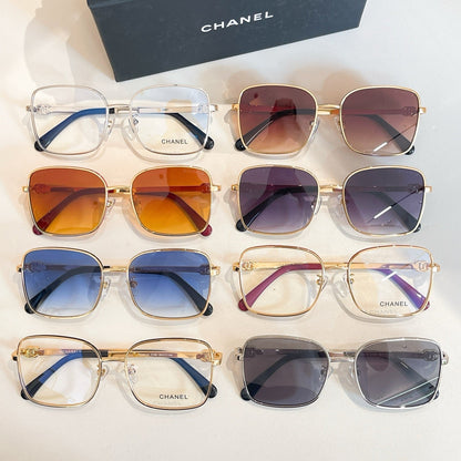 CHANEL RECTANGULAR SUNGLASSES CH2219 IN METAL