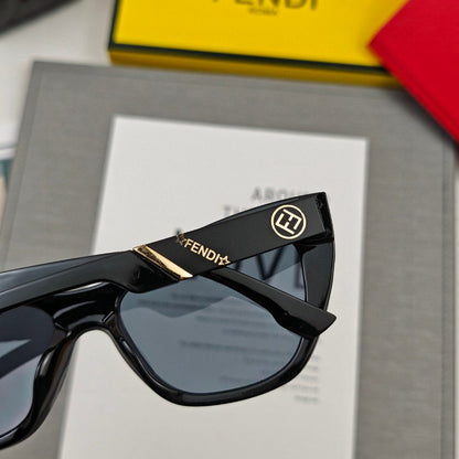 FENDI FF DIAMONDS CAT EYE FRAME SUNGLASSES 58002 IN ACETATE