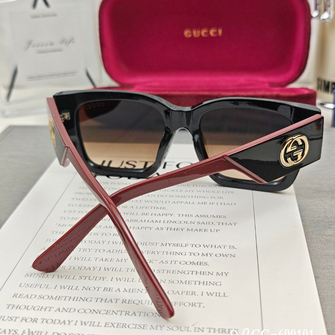 GUCCI SQUARE FRAME SUNGLASSES 69101 IN ACETATE