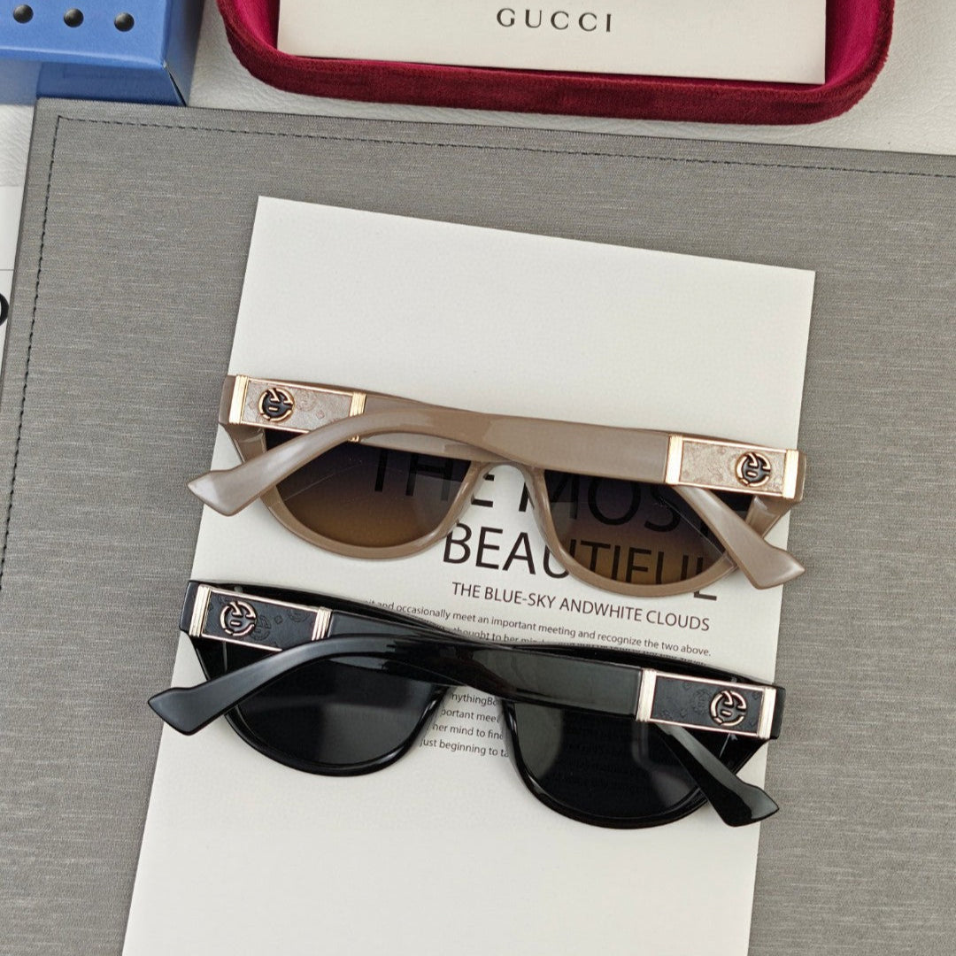 GUCCI CAT EYE FRAME SUNGLASSES 55132 IN ACETATE
