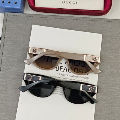 GUCCI CAT EYE FRAME SUNGLASSES 55132 IN ACETATE