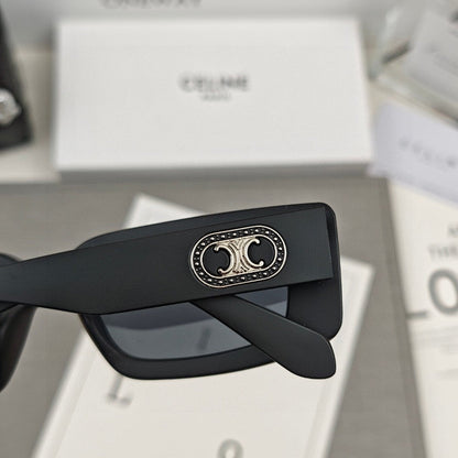 CELINE TRIOMPHE BOLD SQUARE SUNGLASSES 55148 IN ACETATE