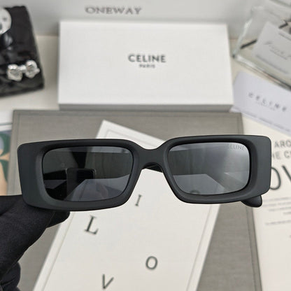 CELINE TRIOMPHE BOLD SQUARE SUNGLASSES 55148 IN ACETATE