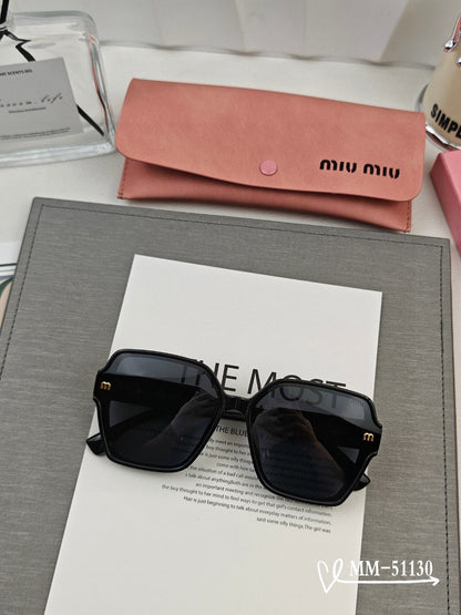 MIU MIU RUNWAY SQUARE SUNGLASSES 51130 IN ACETATE