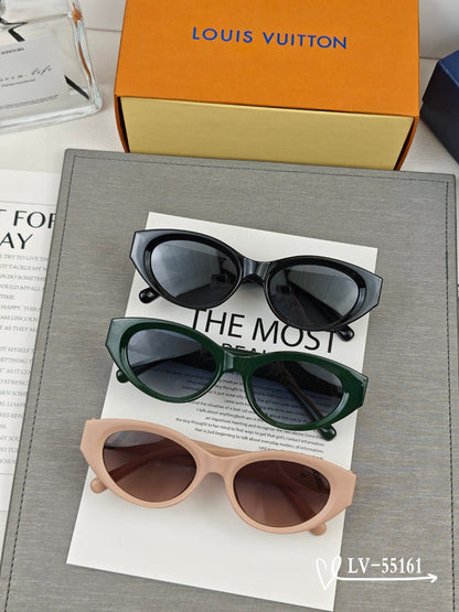 LOUIS VUITTON CAT EYE SUNGLASSES 55161 IN ACETATE