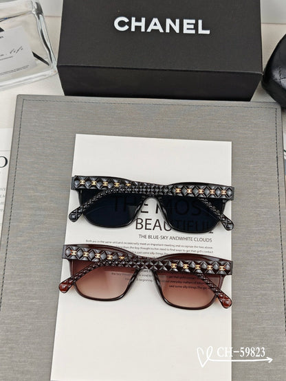 CHANEL SQUARE SUNGLASSES 59823 IN ACETATE