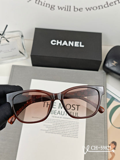 CHANEL SQUARE SUNGLASSES 59823 IN ACETATE