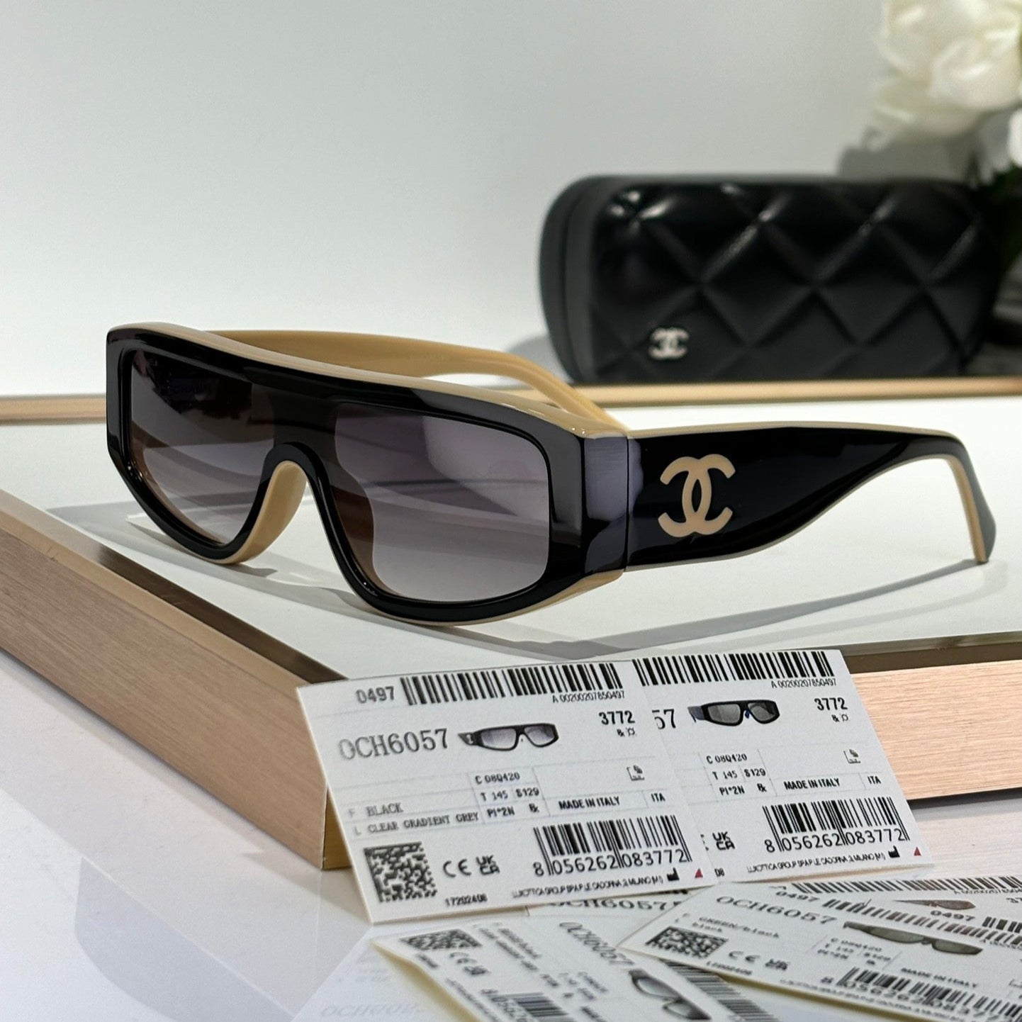 CHANEL BUTTERFLY SUNGLASSES CH6057 IN ACETATE
