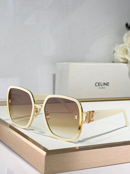 CELINE TRIOMPHE SUNGLASSES CL40250 IN METAL