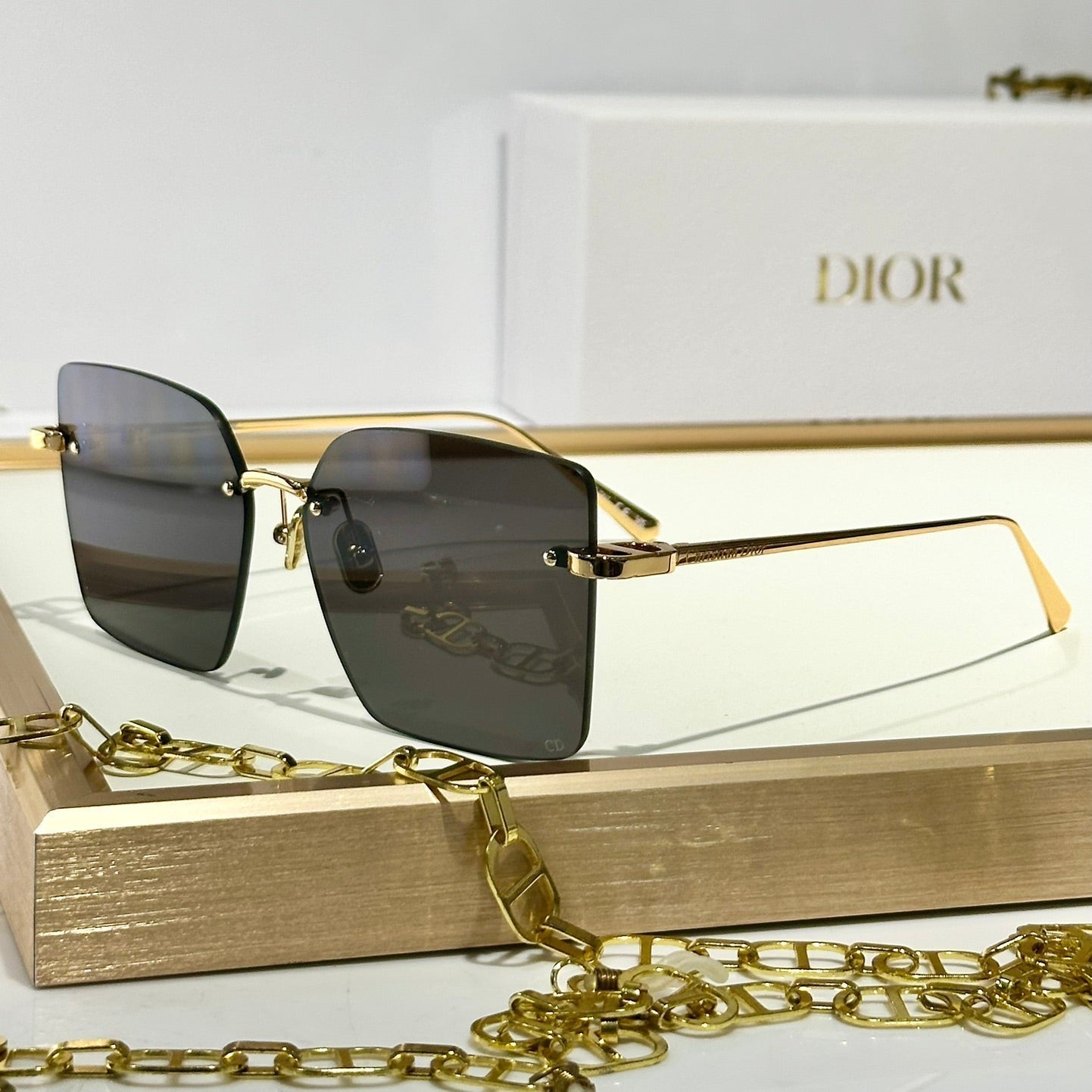 DIOR MONTAIGNE SUNGLASSES S3U IN METAL