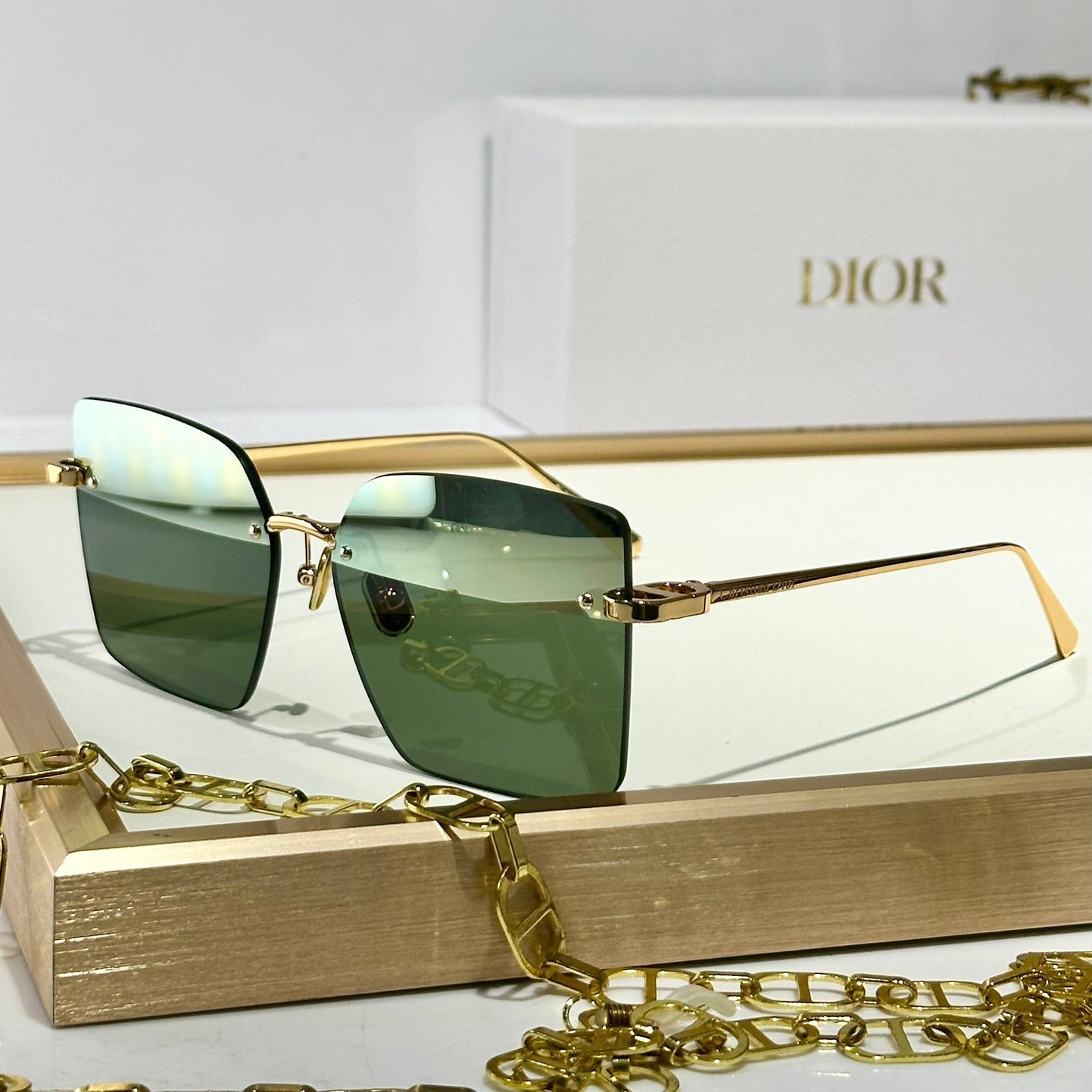 DIOR MONTAIGNE SUNGLASSES S3U IN METAL