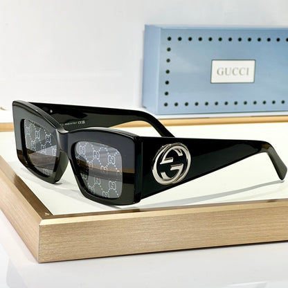 GUCCI RECTANGULAR FRAME SUNGLASSES GG1842S IN ACETATE