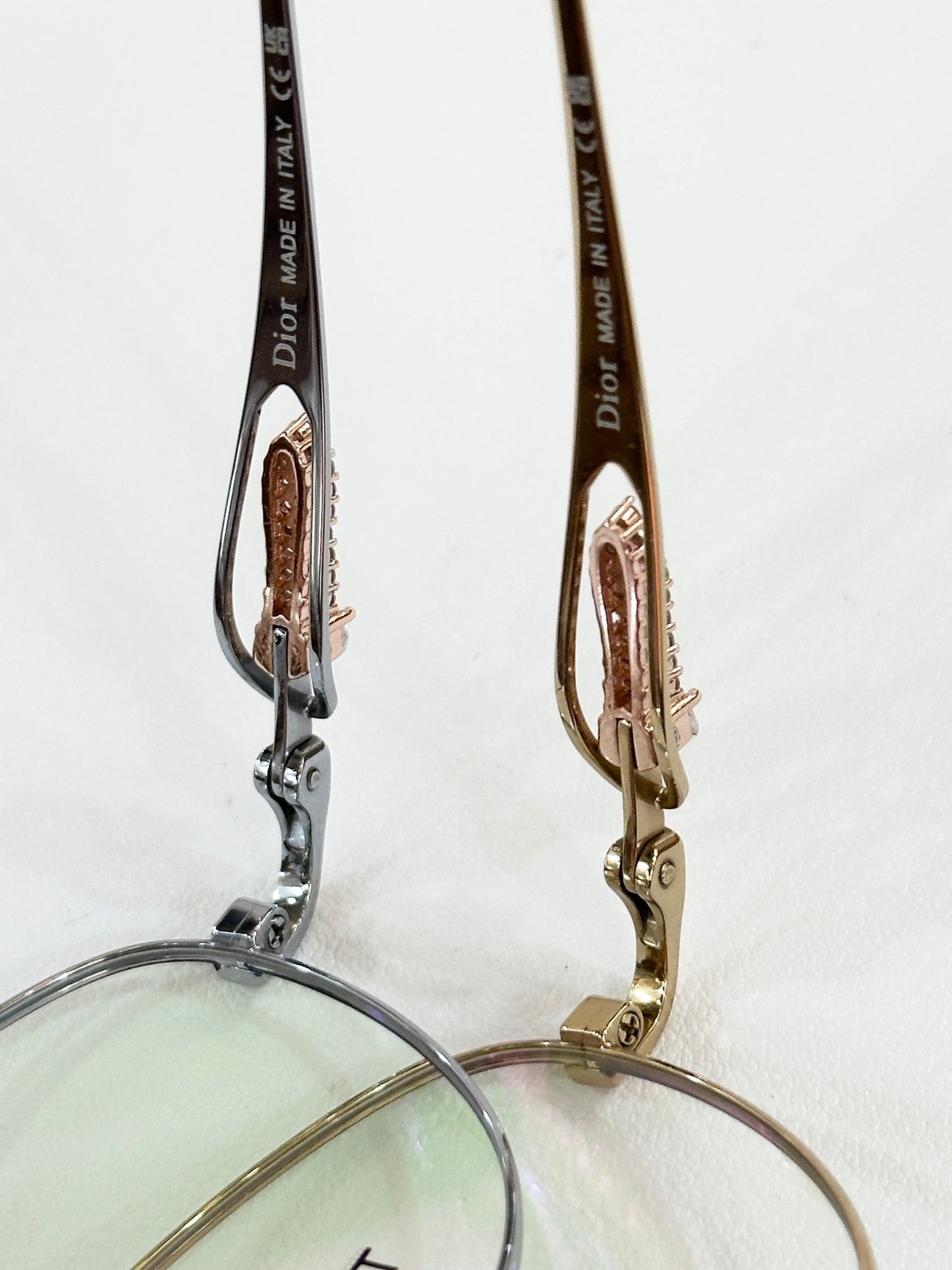 DIOR MONTAIGNE SUNGLASSES CD 0269/S IN TITANE EMBELLISHES STONES