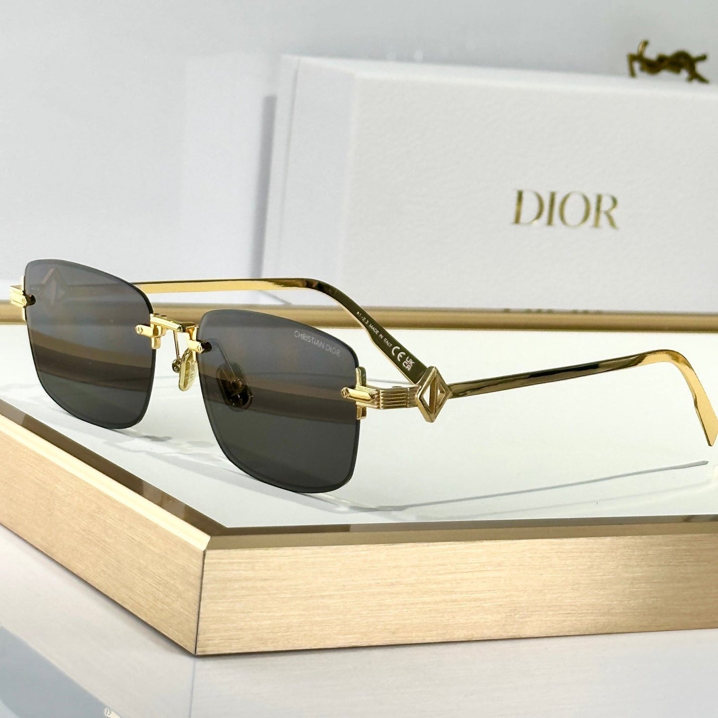 DIOR MONTAIGNE SUNGLASSES CD DIAMOND S11U IN METAL