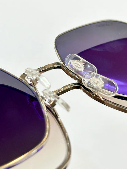 CARTIER PANTHÈRE ROUND FRAME SUNGLASSES CT0267 IN METAL