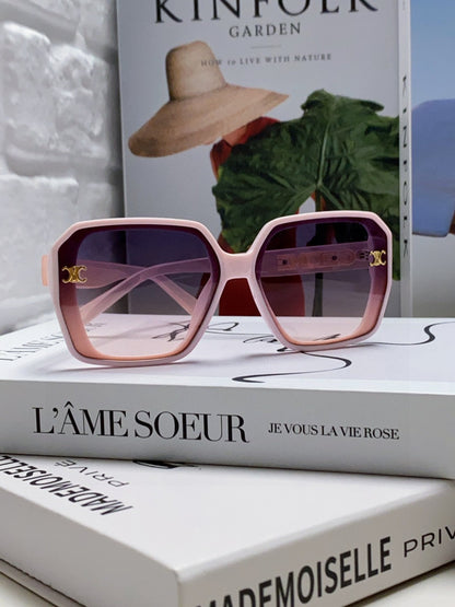 CELINE TRIOMPHE SUNGLASSES 548592 IN PINK ACETATE