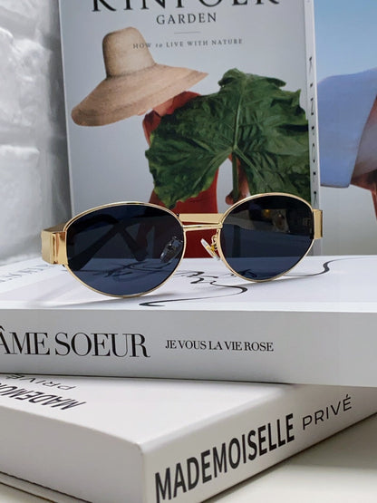 CELINE TRIOMPHE SUNGLASSES 548598 IN METAL