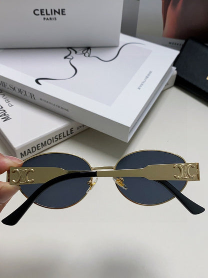 CELINE TRIOMPHE SUNGLASSES 548598 IN METAL