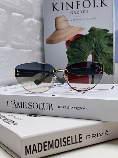 MIU MIU LOGO SUNGLASSES 513012 IN BLUE ACETATE