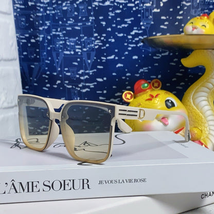 DIOR MONTAIGNE SUNGLASSES 560858 IN IVORY ACETATE GREY YELLOW SMOKE LENSES